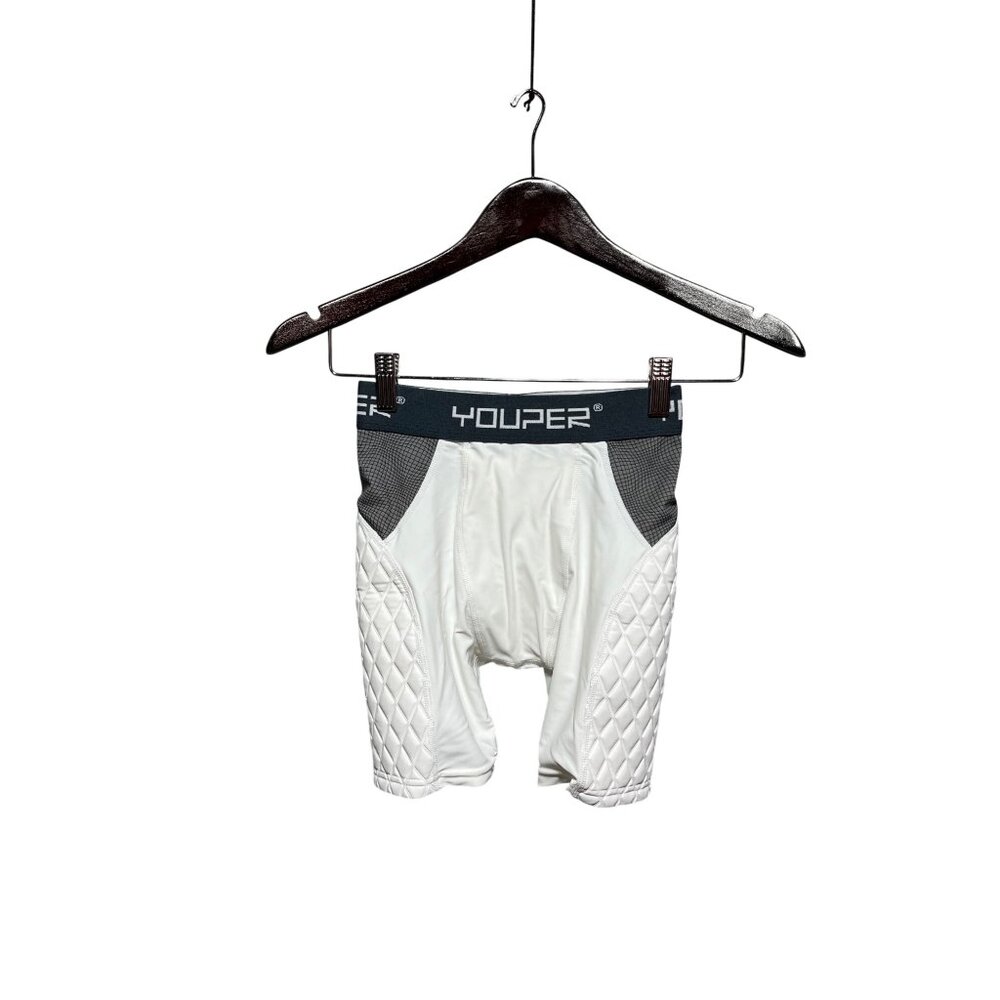 Youper Youth Medium Padded Compression Sliding Shorts 24" Waist Baseball Footbal